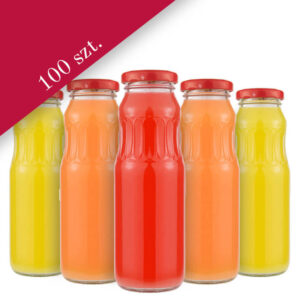 Zestaw butelek szklanych 250ml Juice Bimberek 100 sztuk