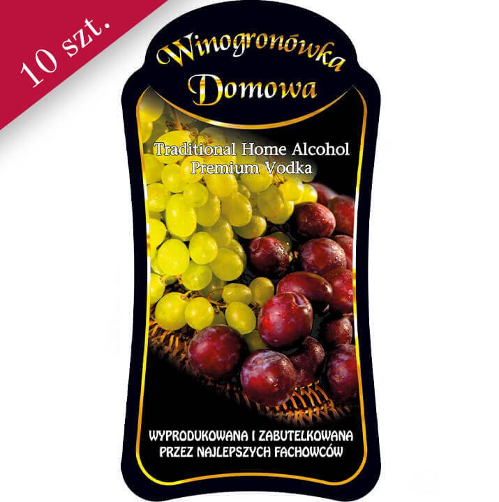 Etykieta winogronówka bimberek