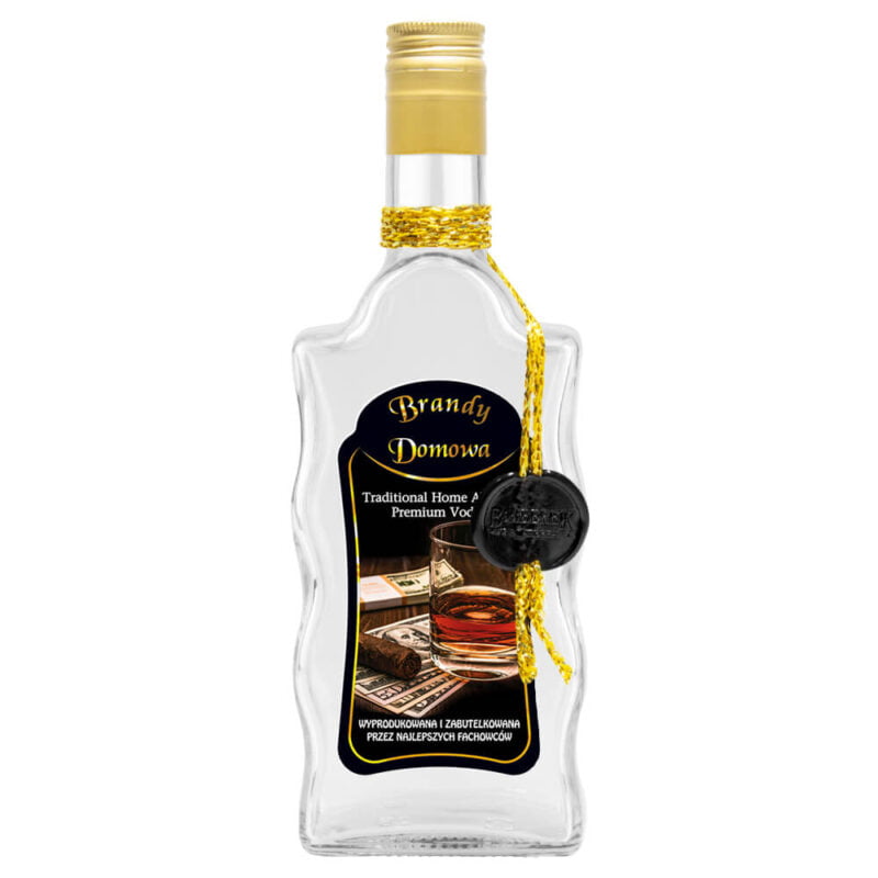 Butelka ozobna ze sznurkiem Fala Bimberek brandy