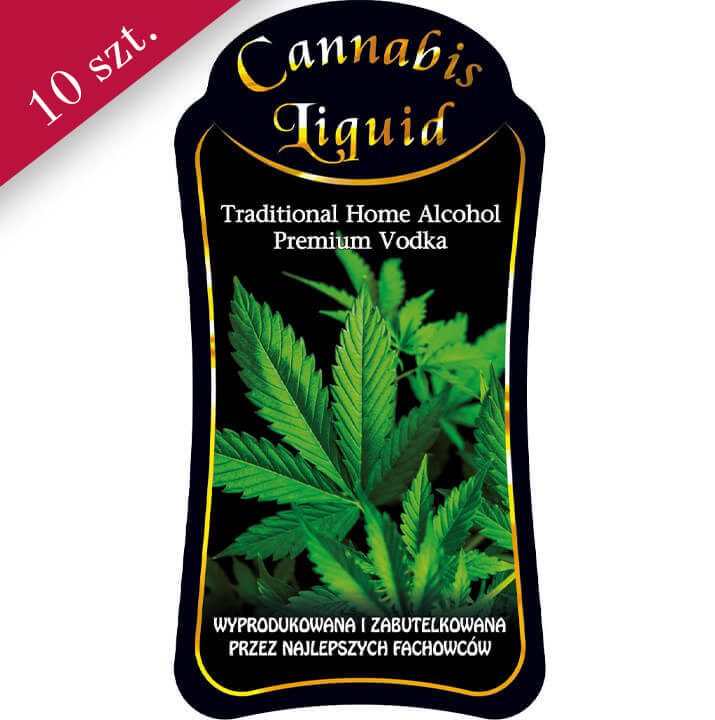Etykieta cannabis liquid premium bimberek sklep