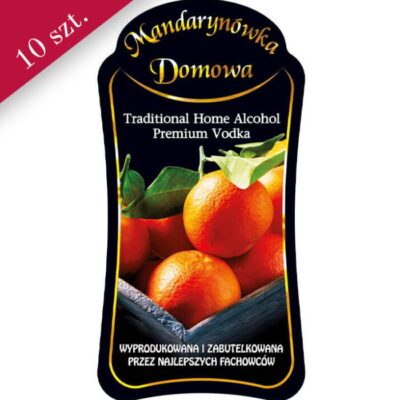 Etykieta mandarynówka bimberek premium