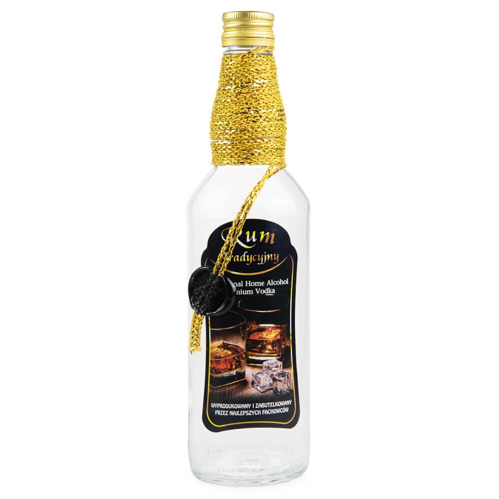 butelka ozdobna rum bimberek