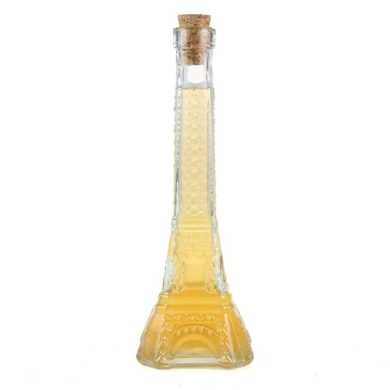 Bimberek ozdobna szklana butelka wieża Eiffla