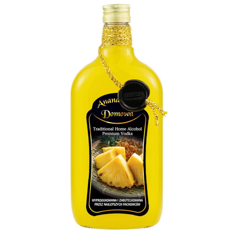 Butelka ozdobna Klasyk Bimberek Ananas