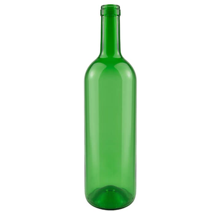 Butelka na wino zielona Bimberek