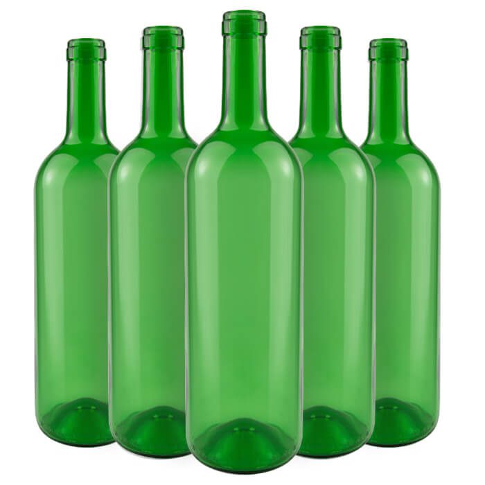Butelka na wino zielona Bimberek hurtownia