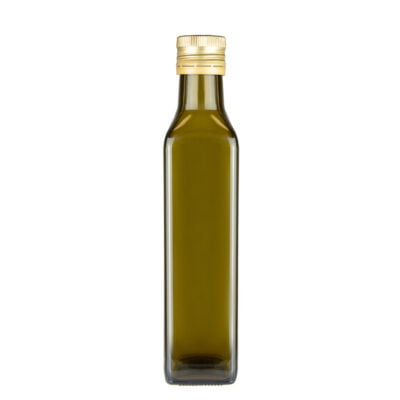Butelka Marasca 250ml na oliwe olej z zakretka korek niekapek zloty Bimberek