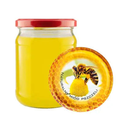 Sloik 520ml wieczko pszczola naturalny